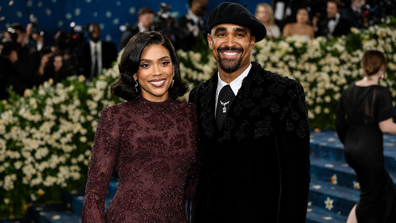 Engagement and Marriage to Jalen Hurts - bry burrows